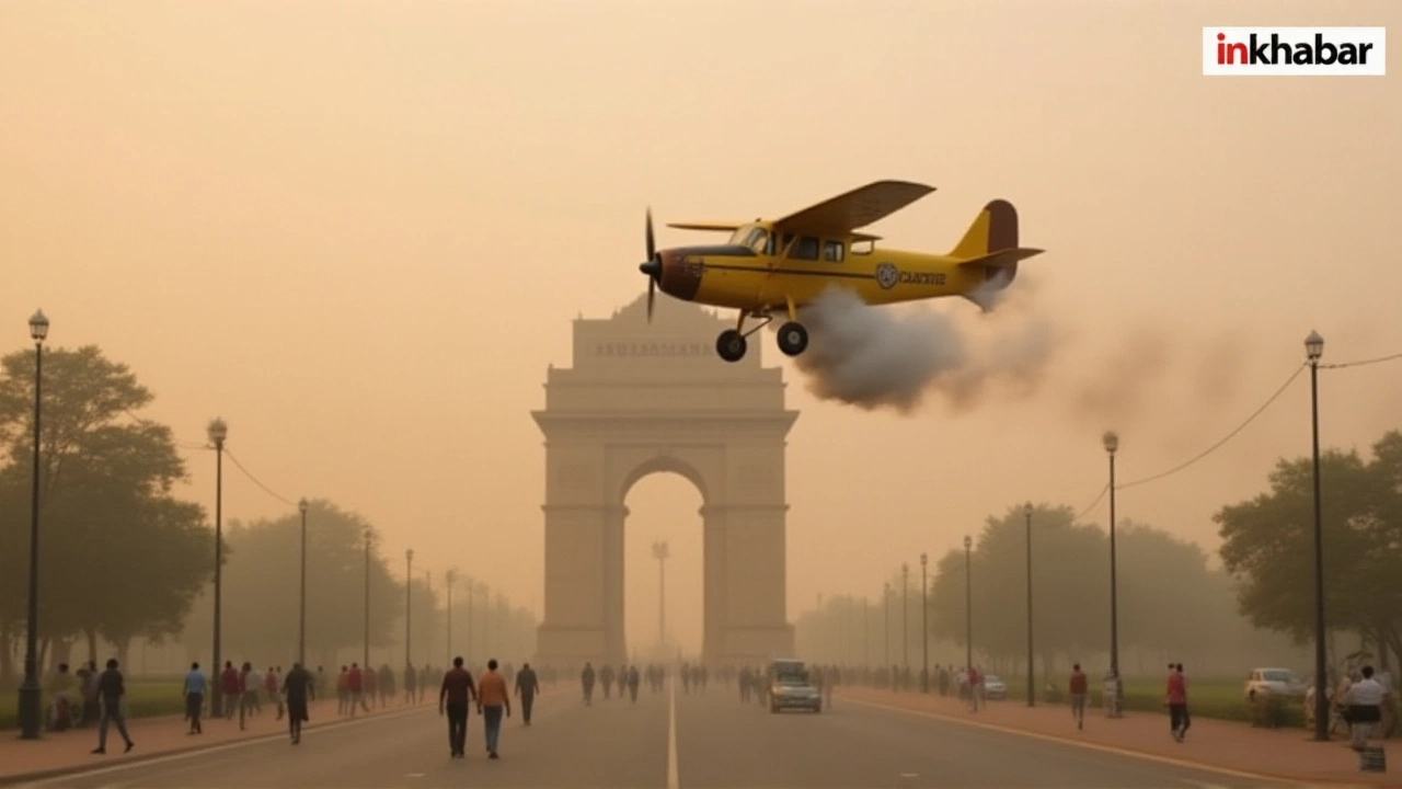 दिल्ली में बारिश बनाने के लिए बादल बीजन का प्रयोग, AQI अभी भी 'बहुत खराब'